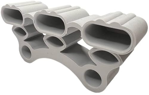 Generisch 10x Ersatz Kappen Made in Germany Bett Lattenrost Lattenhalter Endkappenhalter Reparatur (124_25x37x10,5 mm (Trippel))