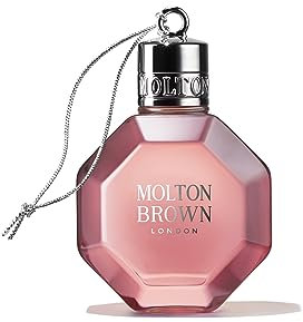 Molton Brown Delicious Rhubarb & Rose Festliche Bade- und Duschgel Weihnachtskugel