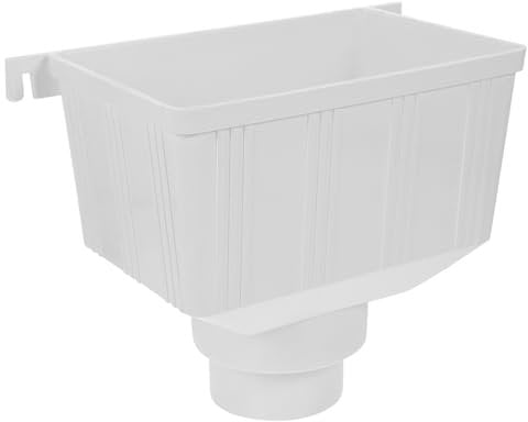 Uonlytech Filtro Deviatore per Grondaia Barile di Raccolta della Pioggia Botti di Pioggia Fusto per La Raccolta dell'Acqua Piovana Barile di Pioggia Prendere L'acqua Plastica Suite Bianca