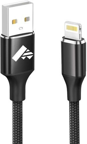 Aioneus iPhone Charger Cable 2M Lightning Cable MFi Certified iPhone Charging Cable Long iPhone Cable Lead USB Charging Cable for iPhone 14 13 12 11 Pro Max XS XR X 8 7 6 Plus 5 SE, iPad