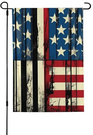 Flagge im Comic-Stil, bedruckte Flagge, Dekor-Banner, doppelseitiger Druck, Gartenflagge für drinnen und draußen, Haus, Garten