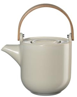 ASA Selection COPPA Teekanne mit hellem Holzgriff tofu 0,6l