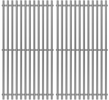 SafBbcue Edelstahl Grillroste Ersatz für Charbroil 463642316 463644220 463632320 463675016 für Nexgrill 720-0864 720-0864R Premium Ersatzteile Charbroil 2 Brenner Gasgrill