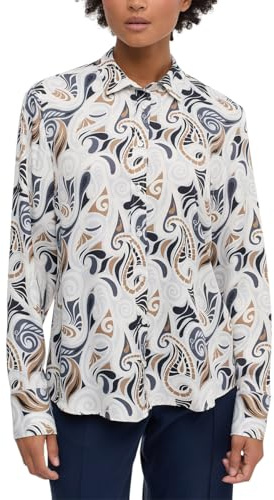 ETERNA Damen Hemdbluse Regular FIT 1/1 Silber 36_D_1/1