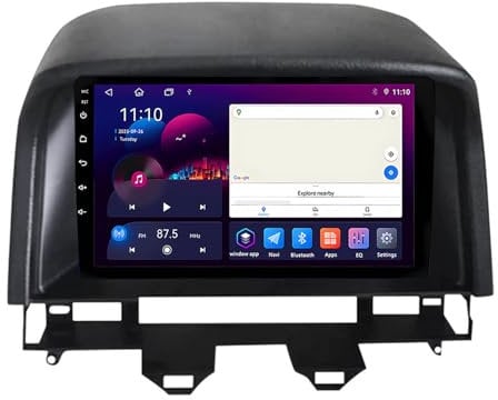 Android 14 Car Stereo 9 inch Double Din Touch Screen Car Radio for Mazda 6 2004-2015 with Steering Wheel Controls Carplay AHD Bluetooth Backup Camera GPS Navigation(S7 8G+256G)