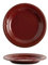 RKVXCJHDR Platos para cocina estilo retro, color bajo esmalte, creativo plato de carne para el hogar, plato occidental de cerámica para comer (rojo, 8.5 pulgadas)