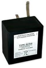 Pile 9 Volts Lanterne Type sncf Fanal, AGRAL - 6LR20-SNCF 9 Volts 15Ah Alcaline LxlxH 103x70x107 mm 2 Languettes pour Lampe Dit SNCF, Fanal, AGRAL