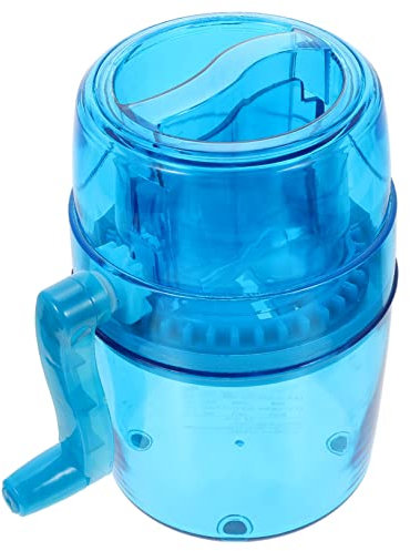 STOBOK Handkurbel Tragbarer Manueller Eiszerkleinerer für Slushies Smoothies und Sommerliche Getränke Einfach zu Bedienen ohne Strom