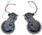 Ruote sinistra e destra, compatibili con gli accessori for aspirapolvere robot Ecovacs Deebot, X1 OMNI / T10 / X1 Plus / T20.(L+R)