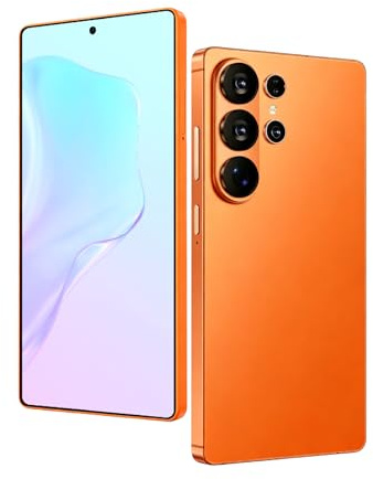 DEMANN GMBH Entsperren Sie Ihr Telefon, 6,75-Zoll-Bildschirm, 3GB RAM + 16GB ROM/TF 256GB, 2MP + 2MP Dual-Kamera, Unterstützung für 4G Network, Dual-SIM, geeignet für Anfänger. (orange18)