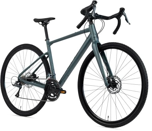 Goetze Onyx One Gravelbike 28 Zoll | Aluminiumrahmen 19/21/23 Zoll | 2x8 Kettenschaltung | Mechanische Scheibenbremsen | 700x40C Reifen | Bikepacking Rennrad & Allroad Fahrrad für Damen & Herren