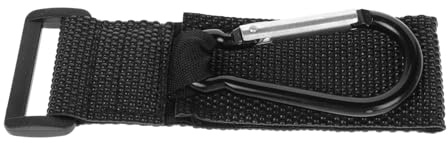 Yardwe Gancio Manubrio Robusto Senza Foratura per Bici e Scooter Clip D Sgancio Rapido Supporto Multiuso per Borse Passeggini e Carrelli Nero U-Shape Resistente e Portatile