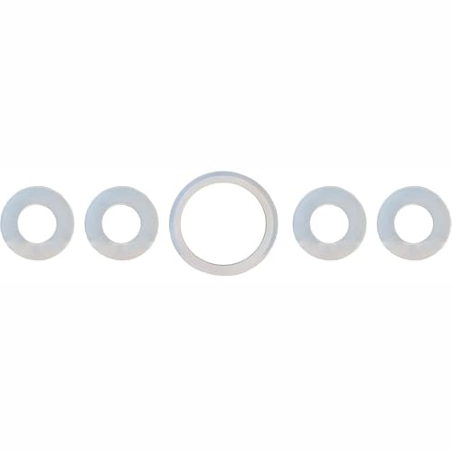 tooloflife 5 Stück Silikon Dichtungen Kompatibel mit Lay-Z-Spa, Bestway & Coleman, Ersatzteile Dichtungsringe für Whirlpool Pumpe - Gummiringe für Kupplung & Heizung