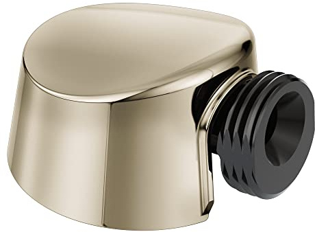 Moen A725NL Round Drop Ell Handheld Shower Wall Connector, Polished Nickel