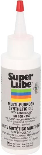 Ansxiy Super Lube 51004 Synthetisches Öl mit PTFE, hochviskos, 113 ml Flasche, transluzentes weiß