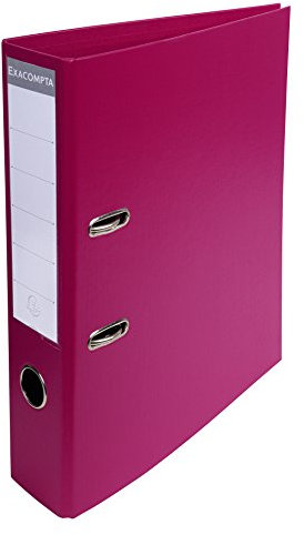 Exacompta 53747E 1 A4 Prem'Touch Ordner mit Hebelmechanik Rücken 70 mm Mechanik 75 mm Außenmaße: 32 x 29 x 7 cm Abheftbares Format A4 Farbe: Fuchsia
