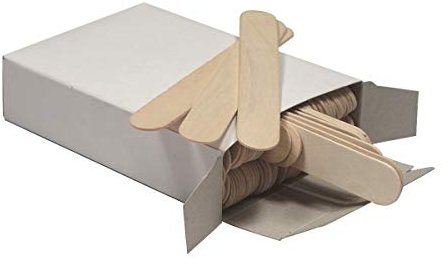 Spatule en bois pour épilation à la cire (sachet de 100)