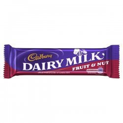 Cadbury Dairy Milk Fruit & Nut Standard Bars (Box of 48)