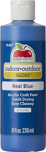 Plaid:Craft Apple Barrel Gloss Acrylic Paint 8oz-Real Blue