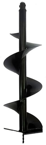 XtremepowerUS Post Hole Digger Replacement Auger Bits Digging 3/4 Shaft Size Plant Fence Dig Planting Hole Fence Dig (12)