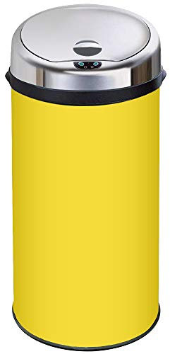 Inmotion 42L Yellow Stainless Steel Auto Automatic Sensor Kitchen Waste Dust Bin