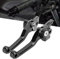 JFG RACING Kupplungshebel Motorrad,Bremshebel Kupplungshebel Motorrad Hebel für 250 300 350 450 500 SX EXC EXCF XC XCF XCW 14-16-Schwarz