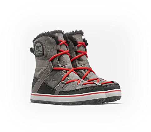 Sorel Glacy Explorer Shortie Scarponcini Donna, Grigio (Quarry (Arancia 054), 38 EU