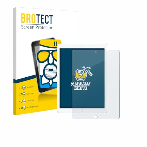 BROTECT Schutzglas für Apple iPad Pro 10.5 2017 | Entspiegelnder Displayschutz Made in Germany Schutzfolie Glas Matt Anti-Reflex Kratzfest 9H Anti-Fingerprint Einfache Montage