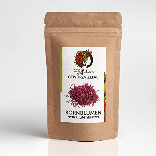 Backe Backe Kuchen - 15 g rosa Kornblumenblüten ohne Kelch - essbare Blüten