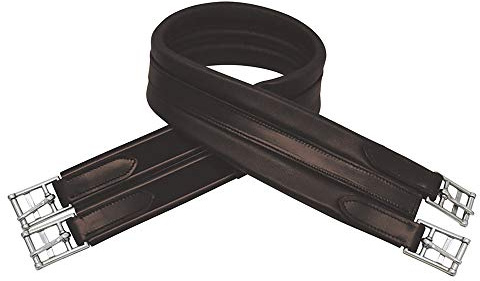 HyCOMFORT Leather Padded Atherstone Girth (52in) (Brown)