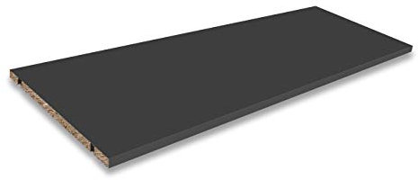 Stil.Zeit Einlegeboden - Größe: 86,6 x 31,6 cm - Farbe: Anthrazit Matt - passen für Sideboards & Lowboards mit Einer Breite von 1800 cm - Höhe individuell einstellbar - inkl. 4X Bodenträger