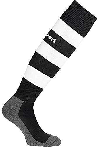 uhlsport Herren Team Pro Essential Stripe Socken, schwarz/Weiß, 41-44