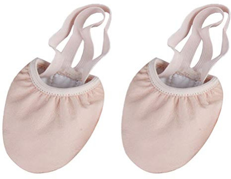 Pointe Shoes for Women - Dance Toe Half Sole Beige Rubber Dance Foot Thongs for Ballet Yoga and Contemporary Portable and Comfortable