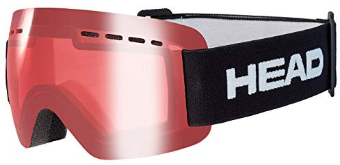HEAD SOLAR JR Ski- und Snowboardbrille für Kinder & Jugendliche, Youth, Red