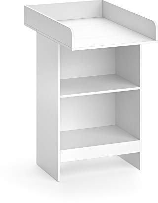 Vicco Commode à Langer Leo, Blanc, 60 x 103 cm