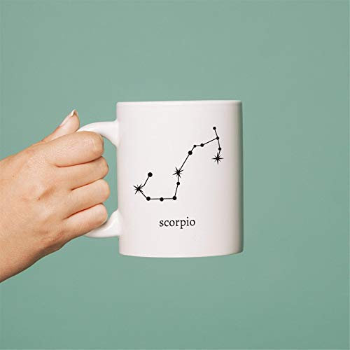 NA Scorpion Mug Zodiaque Mug Signe étoile Cadeau Signe Astrologique Mug Scorpion Zodiaque Mug Scorpion Cadeau Signe Astrologique Mug Zodiaque Cadeau pour Elle