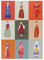 CoolChange Wandbild mit Folklore Kleidern | Poster auf Hartschaumplatte 30x42cm | Motiv: Traditionelle Kleider