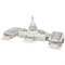 Colorbaby 49660-3D-Puzzle Capitol/Baumodell für Erwachsene und Kinder/inkl. 126 Teile/Familienspaß