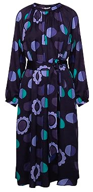 Seidensticker Damen Regular Fit Blusenkleid Langarm Kleid