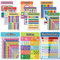 LIKARTO® 12 pädagogische Mathe Lernposter A3 - Extra dickes Papier und beidseitig laminiert - 1x1 Lernen, Einmaleins, Zahlen lernen, Lernhilfe für Kinder