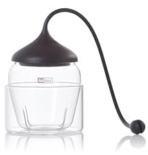 AdHoc Glas-Teefilter 6 cm Fusion mit Abtropfständer