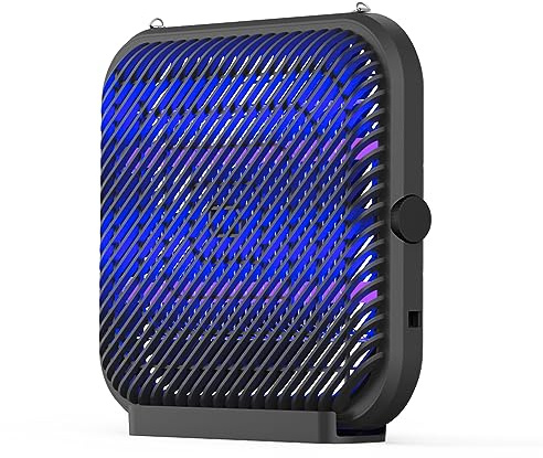Lampada Antizanzare 5 Watt Elettrica Portatile USB Illuminazione UV Trappola Per Interno Esterno Casa Giardino Piscina Atossica Anti Zanzare Falene Mosche Insetti Nero