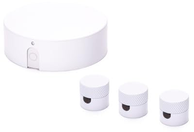 ORION LIGHTSTYLE Verteilerset mit Verteilerdose inkl. 3 Pins Deckenpin Baldachin Deckendose Rosette Abzweigdose Abdeckung Weiß
