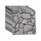 Selbstklebende Tapete für Wohnzimmer, Schlafzimmer | 3D Fototapete wasserfest| Steinoptik selbstklebend | Abwaschbare Tapete | Graue Ziegelstein tapete 10 Stück a (30 x 30 cm) ROCKWRAP