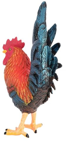 NAMOARLY modèle de Statue de Poulet de pâques Décoration de Ferme Toys des modèles Ornement Figurines de modèle de Simulation de la volaille Sculpture poupée