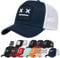 Enwokran Baseballkappe Herren Quirky Bizarre Stickerei Hüte Unisex Hip Hop Trucker Caps Verstellbare Netzrückseite UV-Schutz Sport Reisen Draußen Sonnenschutz Hüte Baseball Cap (Marine)