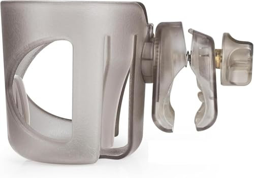 Digital Nc New Cup Holder Compatible With Uppababy Cup Holder For Vista, Cruz And Minu A Solid Super Secure Fit. 360 Degrees Rotatable. Anti-Shake Spill Resistant. Transparent