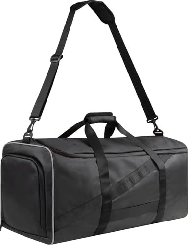 Reisetasche Sporttasche 58 90 oder 120 Liter mit Rucksack-Funktion faltbar mit separatem Nassfach Schuhfach - großer Weekender Farbe 120 Liter Schwarz