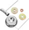 Toyvian 6Piezas Kit Adaptador De Cabezal De Corte para Desbrozadoras y Cortacéspedes Compatible con Eje De Precisa y Vibración