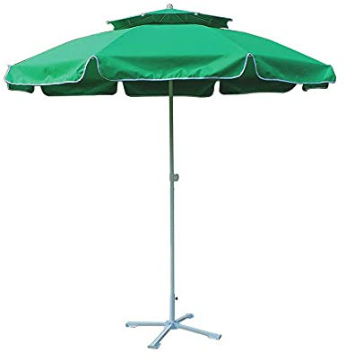 UQACHG Parasol De Jardin D'Extérieur De 2,7 M, Parasol De Jardin avec Manivelle, Parasol De Table Haut De Gamme pour Petits Espaces Extérieurs